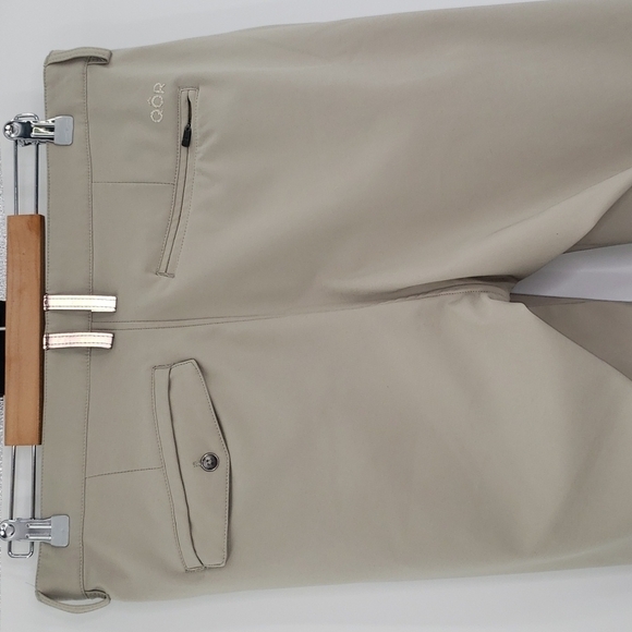 QOR Mens Performance Tan Chino Pants - Picture 4 of 7